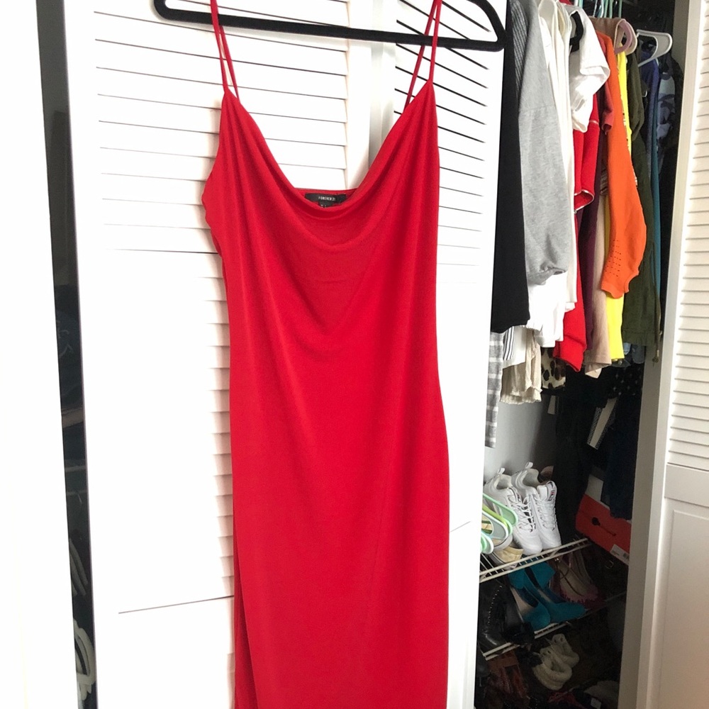Red dress